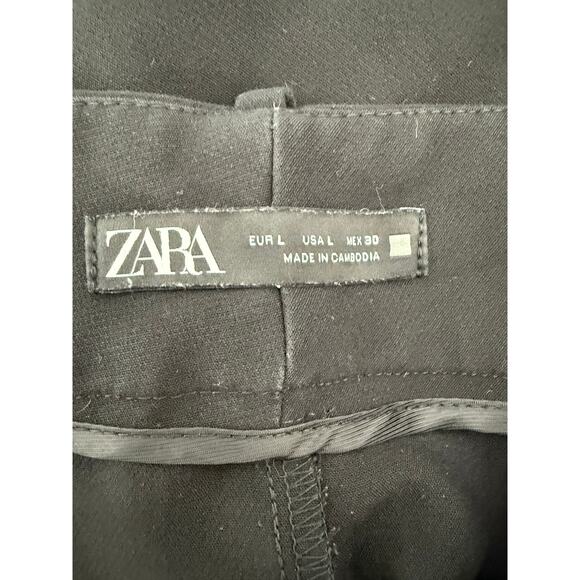 Zara High Waisted Slouchy Dress Pants Size Large - Picture 2 of 7